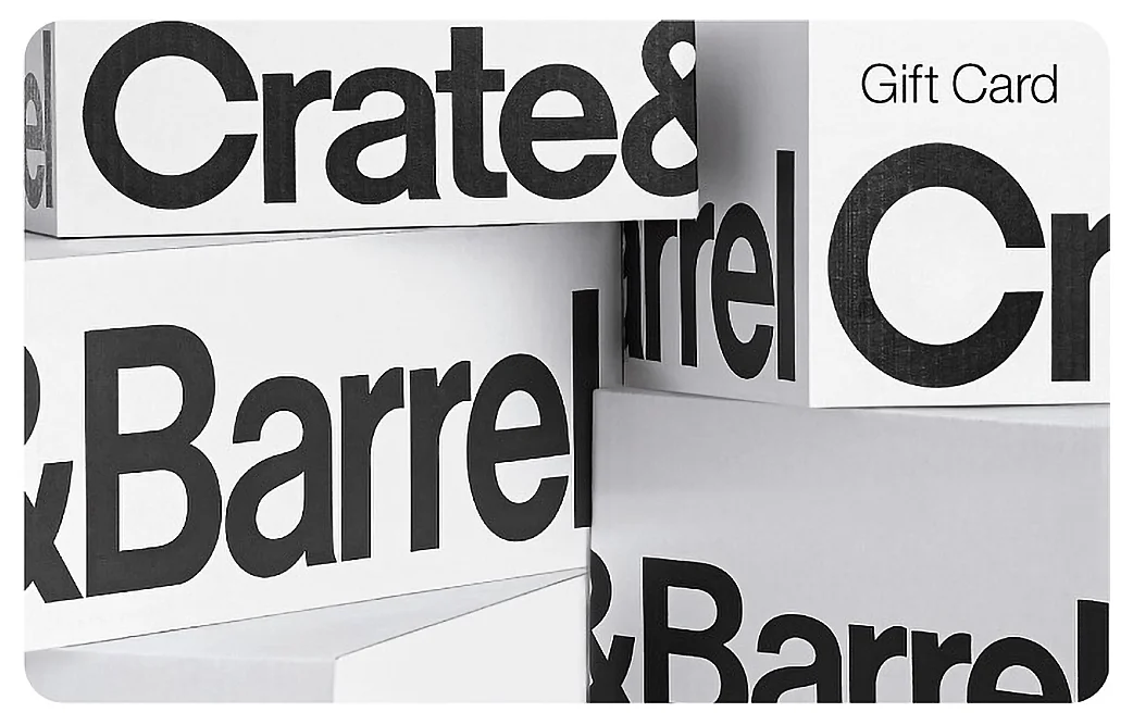 Crate & Barrel Card